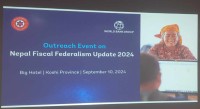 PU and The World Bank Nepal  jointly unveiled the Nepal Fiscal Federalism Update 2024 and held a discussion program